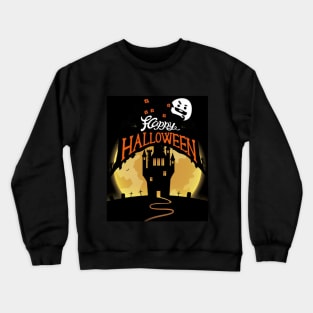 happy halloween t-shirt Crewneck Sweatshirt